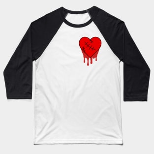 Bleeding Human Heart Baseball T-Shirt